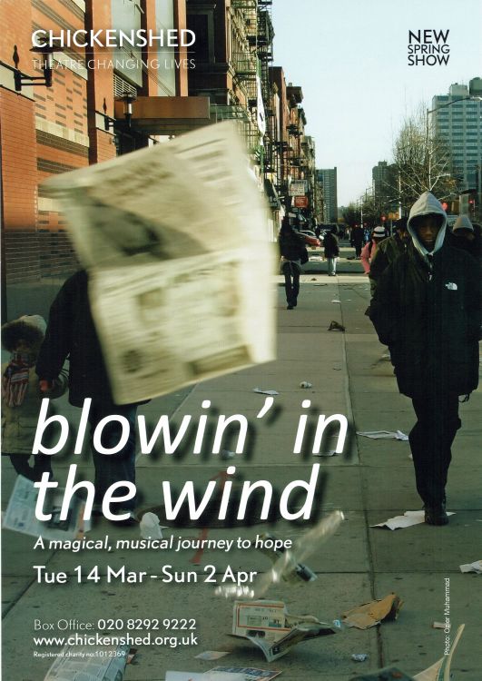 Dylan theater Blowin' In The Wind musical journey