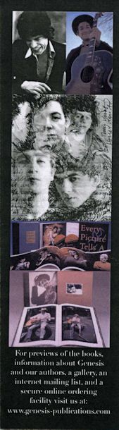 bob dylan bookmark Genesis Publications for 'Bob Dylan In Woodstock'