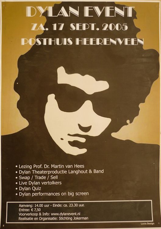 Dylan Event programme 2005, holland