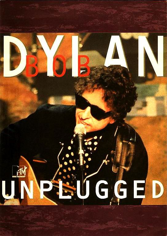 bob dylan unplugged japan promo flyer