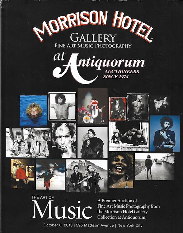 Morrison Hotel Gallery Auction 2013 Bob Dylan