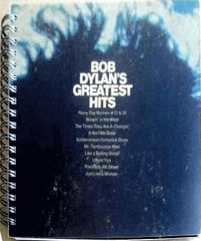 bob dylan greatest hits original spiral bound notebook