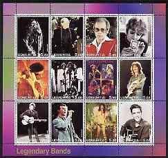 bob dylan Udmurtia Republic, 2001: 'Legendary Bands' stamp