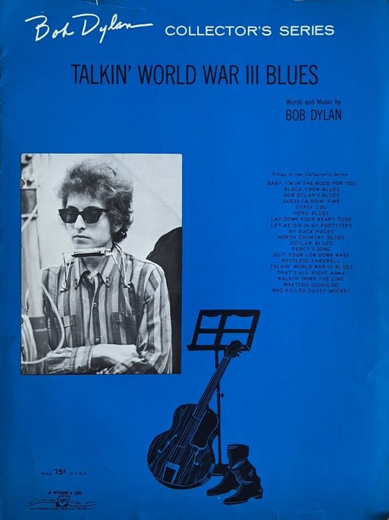 bob dylan talkin' world war III blues sheet music