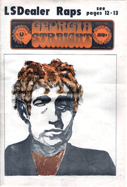 georgia straight magazine Bob Dylan front cover 1