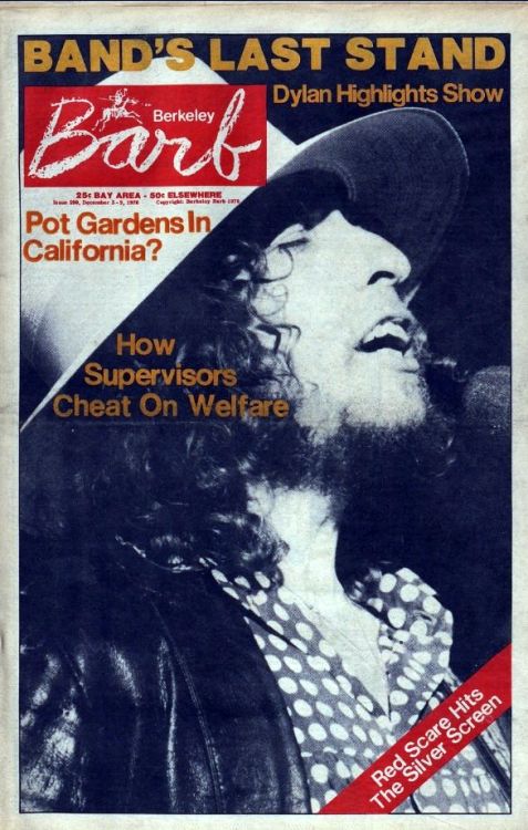 berkeley barb magazine Bob Dylan front cover