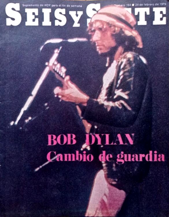 hoy seis y siete magazine Bob Dylan front cover