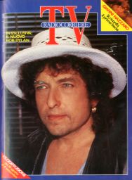 tv radiocorriere italy magazine Bob Dylan front cover