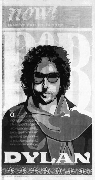 ottawa citizen Bob Dylan front cover