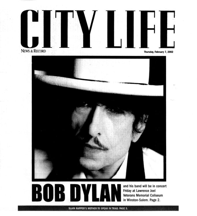 news & record supplement Bob Dylan front cover