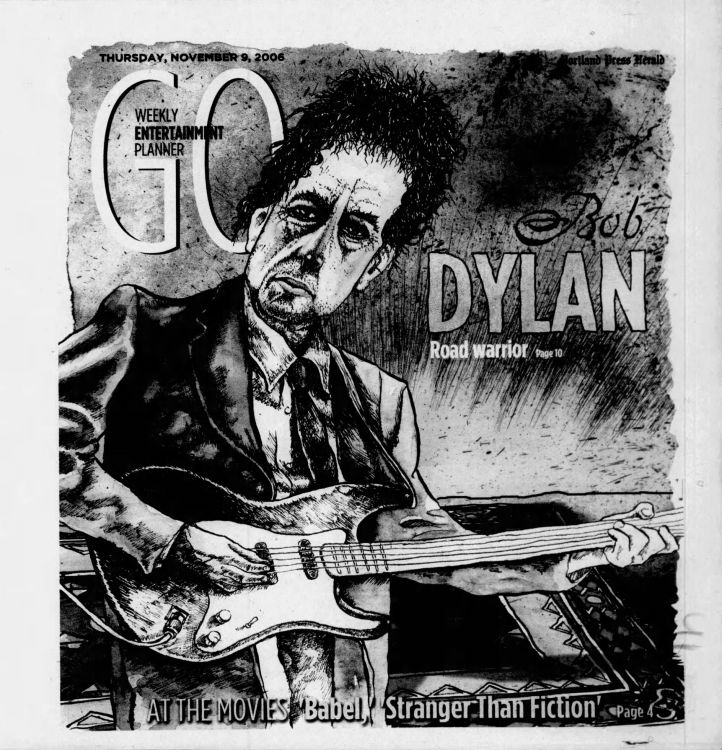 magazine Bob Dylan front cover