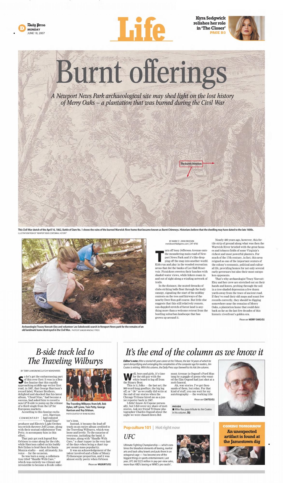 The daily press bob dylan front cover