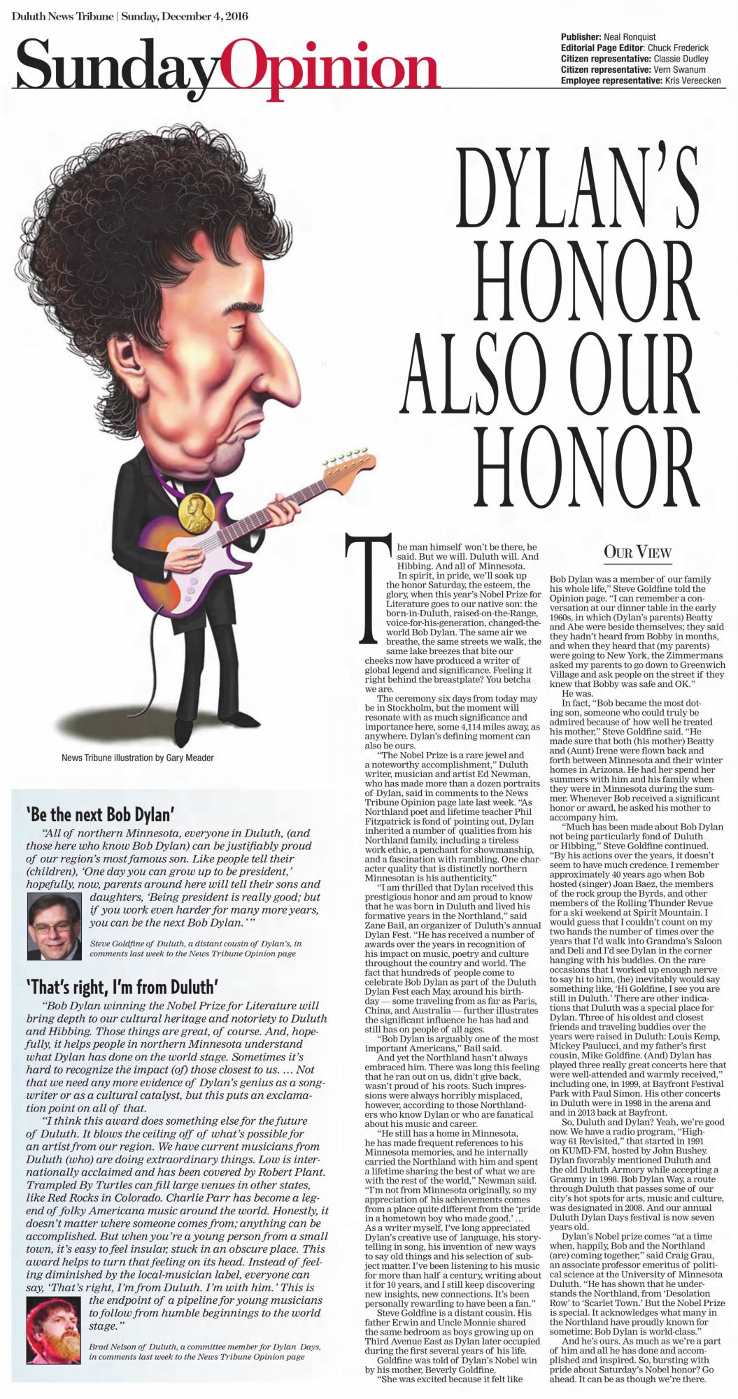 Duluth News Tribute
