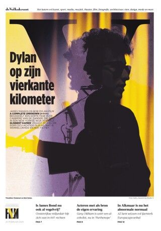 2025 02 20 volkskrant Bob Dylan front cover