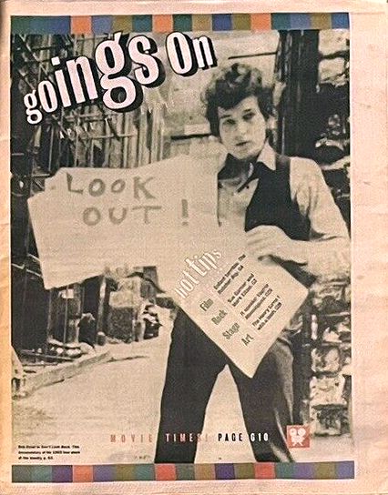 Goings On magazine Bob Dylan front cover